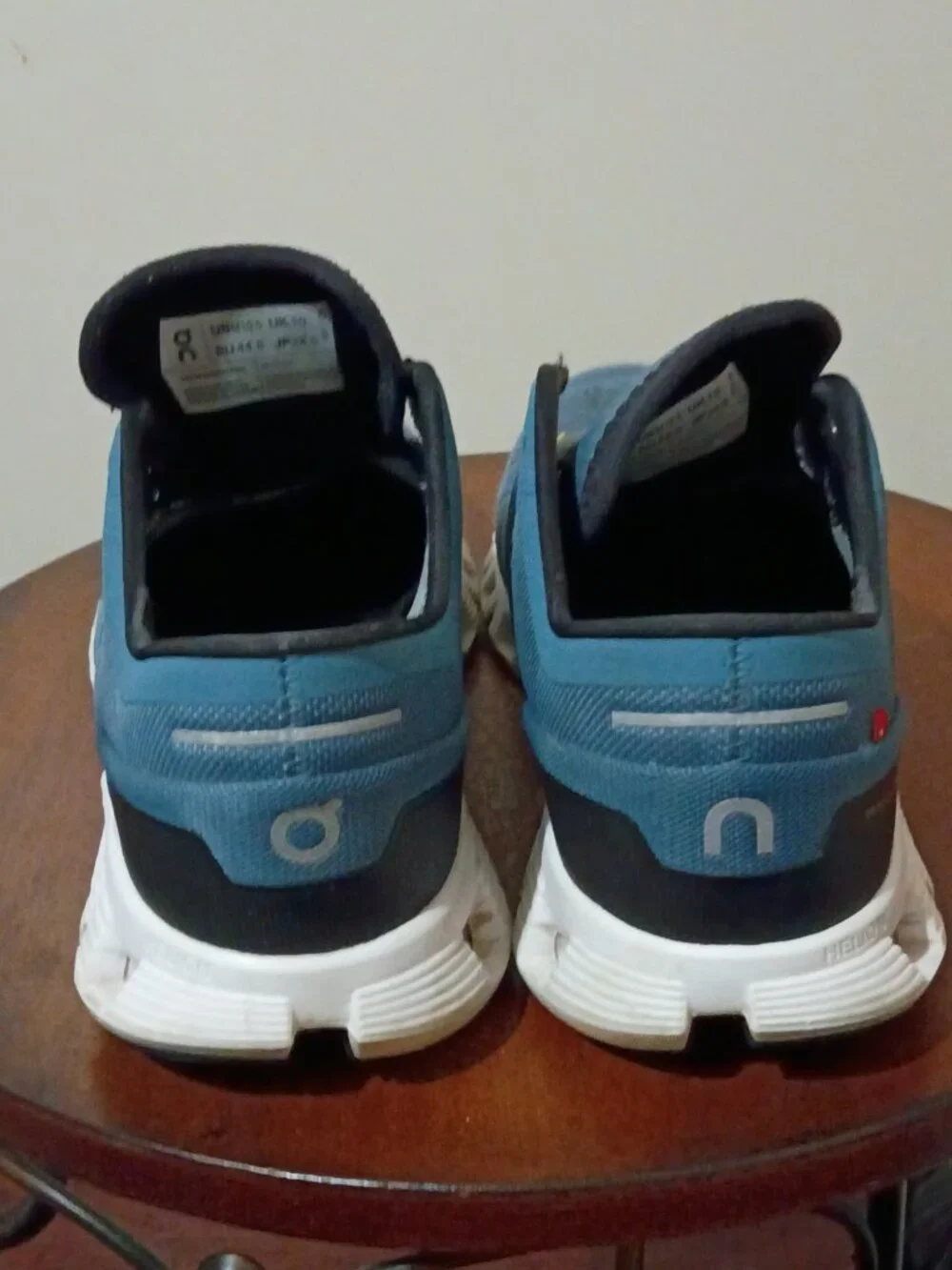 On Cloud X 3 Mens Size 10.5 Pewter Blue Running Shoes Sneakers CloudTec 60.98255